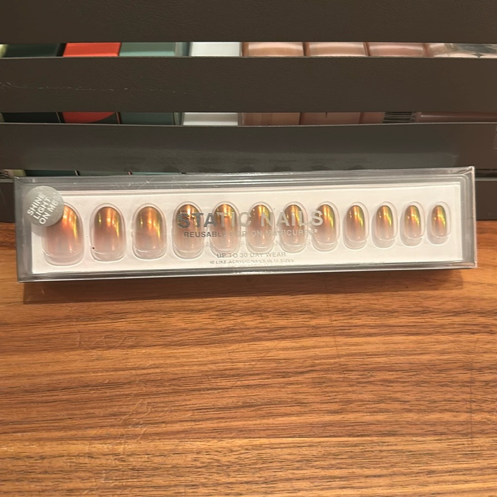 Static Nails Press-ons - Nude Illusion/Round